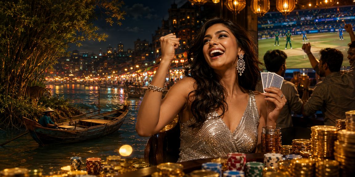 সুন্দরবনের কাছে রাতের বাজারে ক্রিকেট বেটিং ইভেন্ট উপভোগ